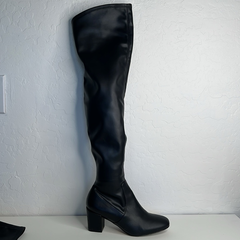 Rebecca Minkoff | Lauren Vegan Leather Over the Knee Boot size 7.5 - Picture 11 of 16